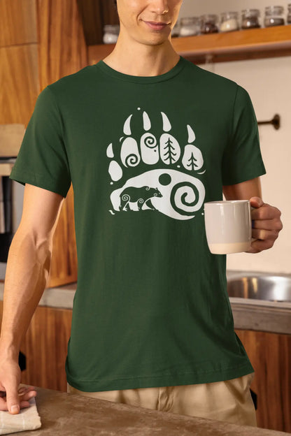 Bear Paw Unisex T-Shirt – King of the Forest