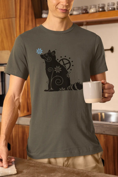 Raccoon Unisex T-Shirt – Symbol of Curiosity & Adaptability