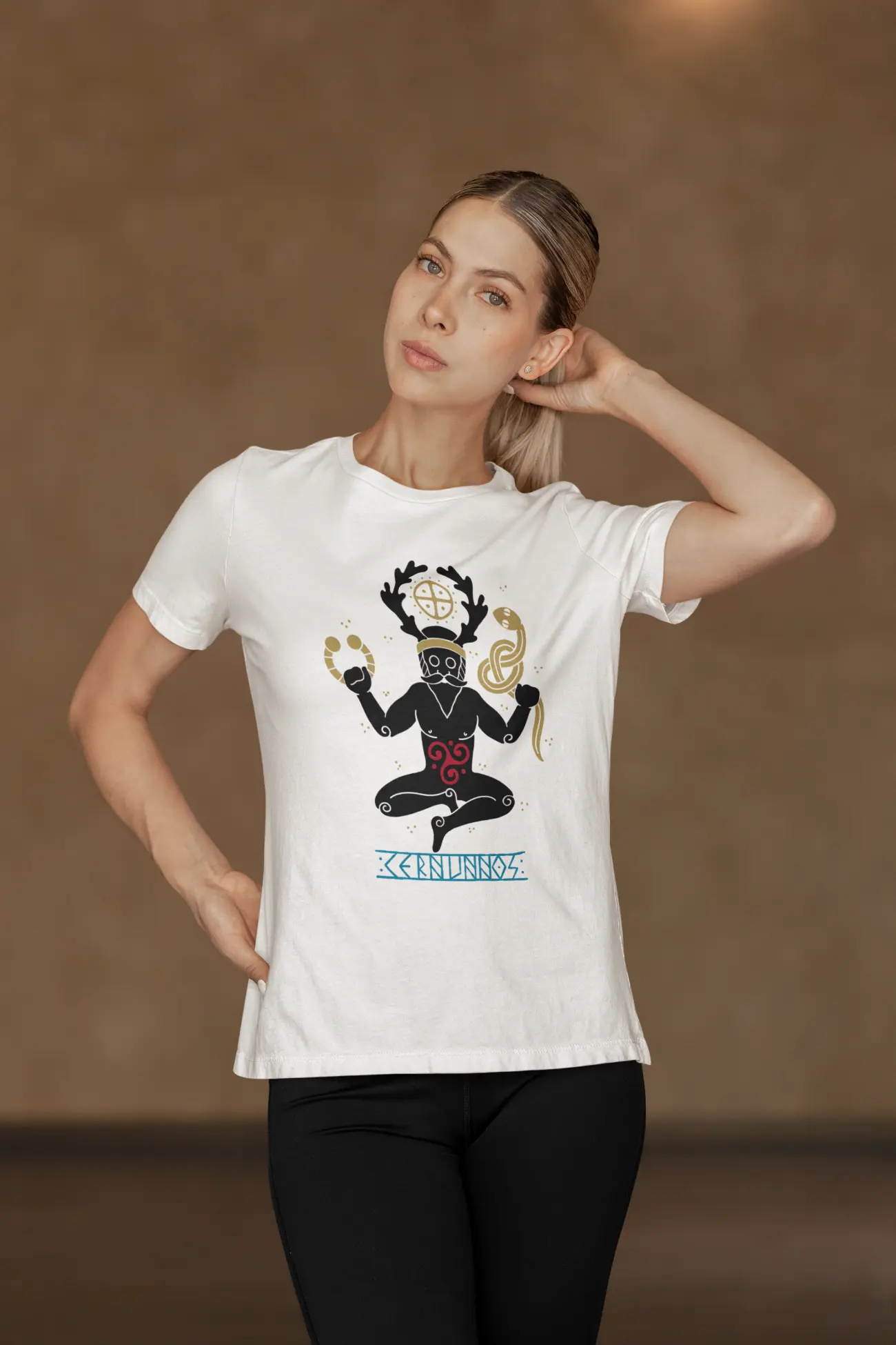 Cernunnos Unisex T-Shirt – Celtic Horned God of Nature | LostRavn