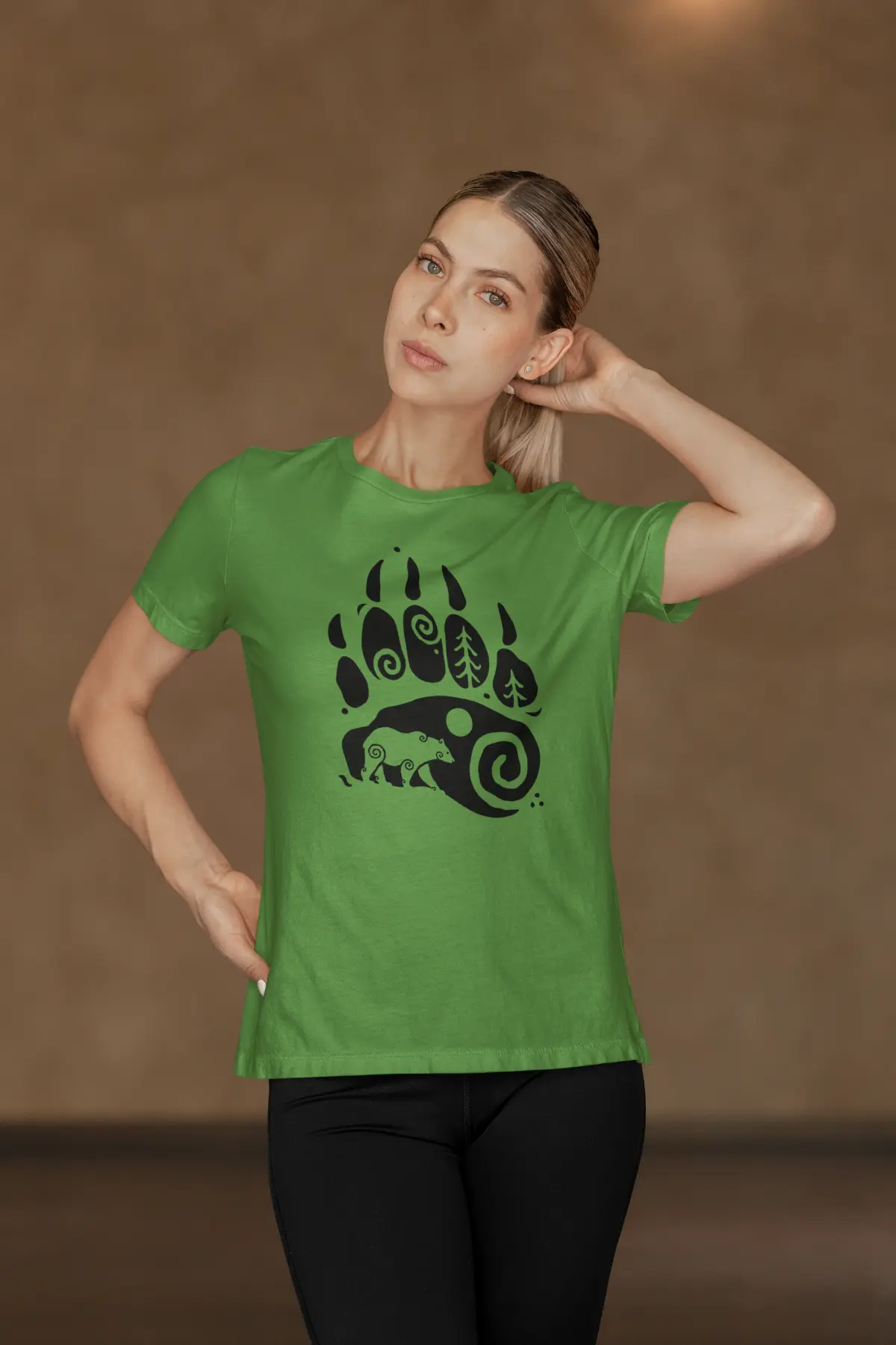 Bear Paw Unisex T-Shirt – Embrace the Spirit of the Wild