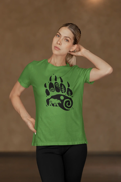 Bear Paw Unisex T-Shirt – Embrace the Spirit of the Wild