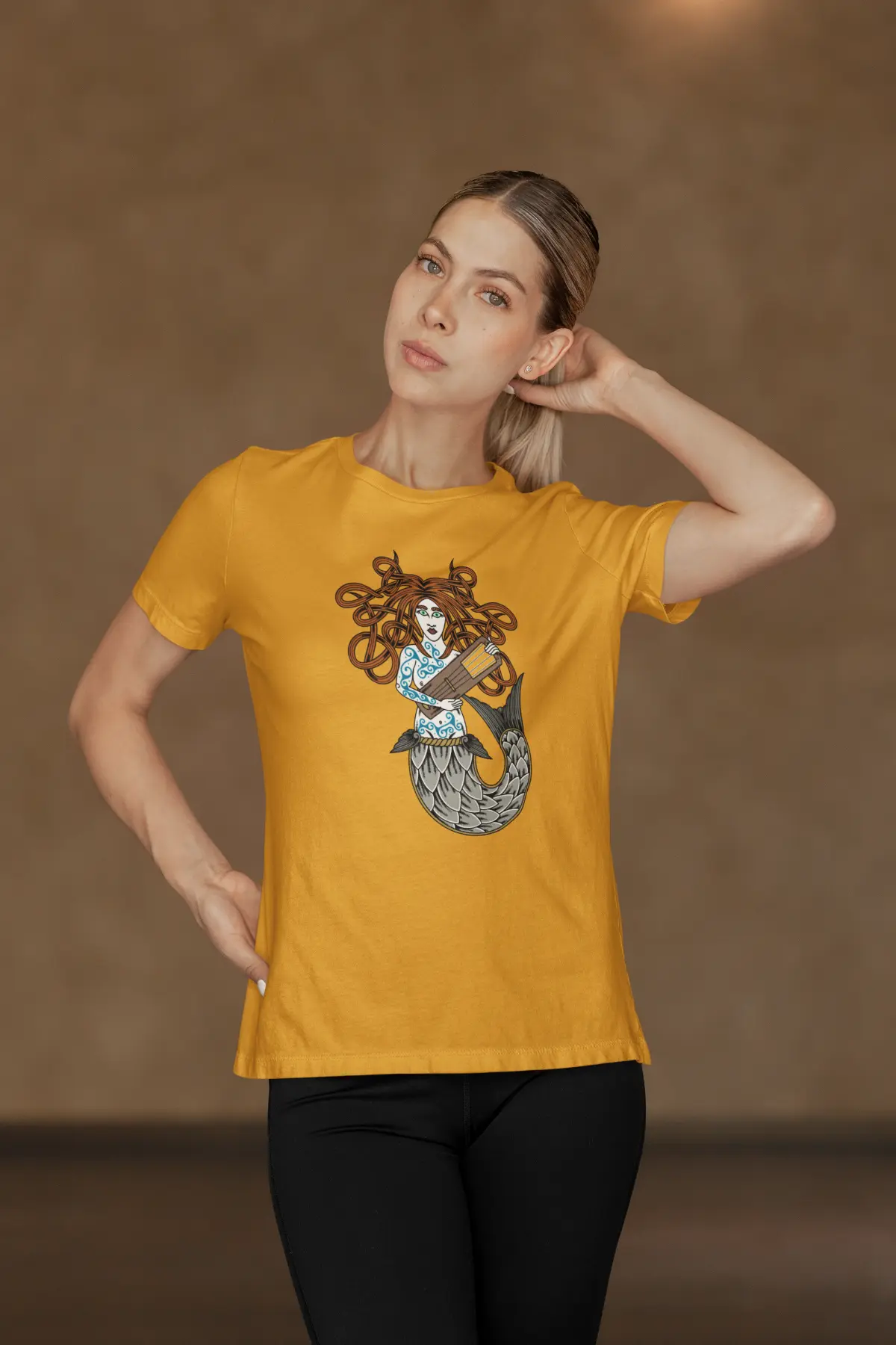 Mermaid Celtic Motifs Unisex T-Shirt – Myth, Music & Sea Spirit