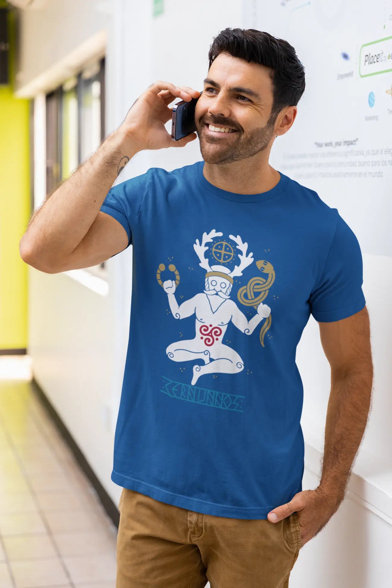 Cernunnos Horned God Unisex T-Shirt – Celtic Mythology Tee | LostRavn