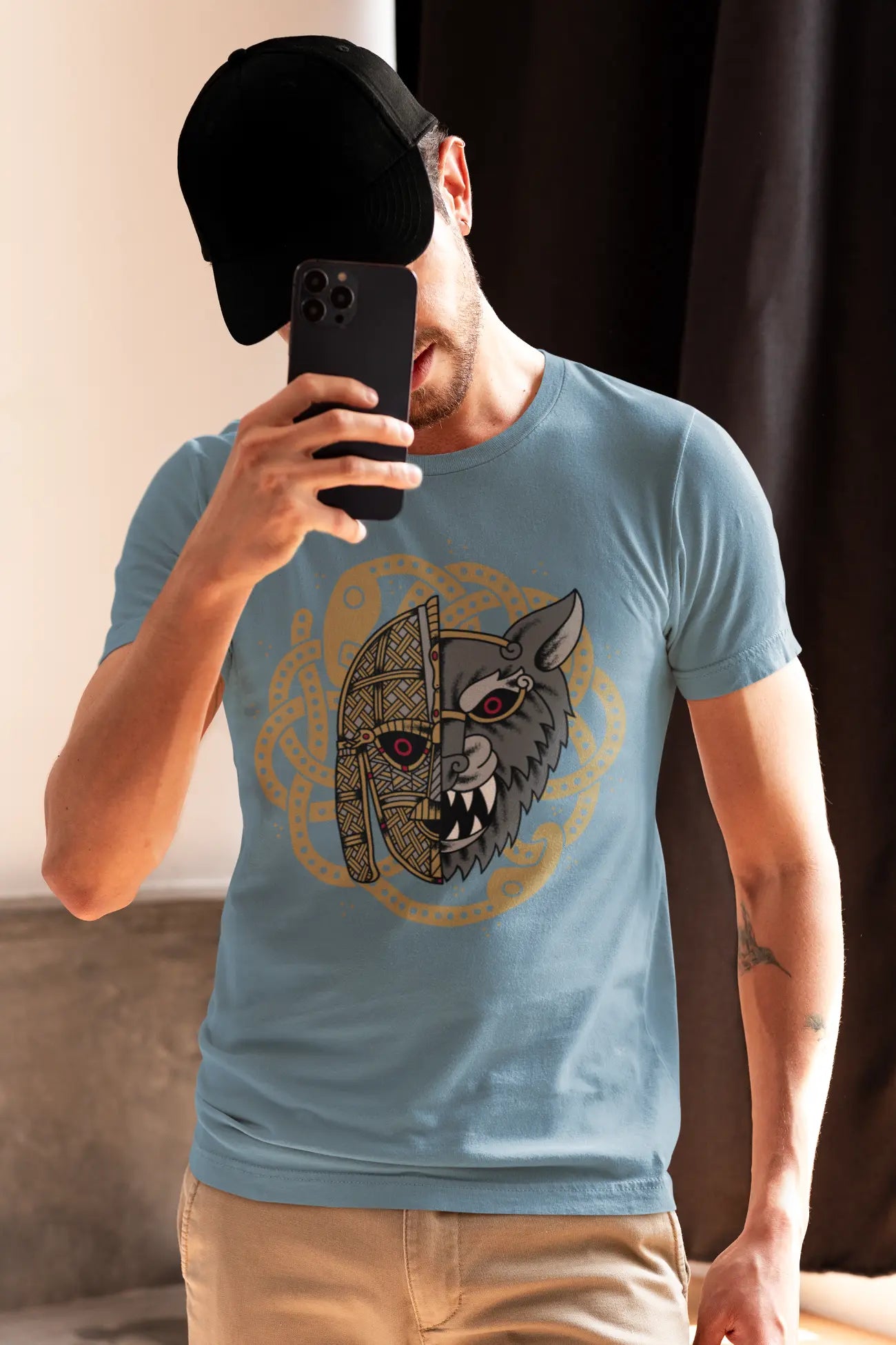 Ulfheðnar Viking Wolf Warrior T-Shirt – Norse Mythology & Anglo-Saxon Battle Heritage
