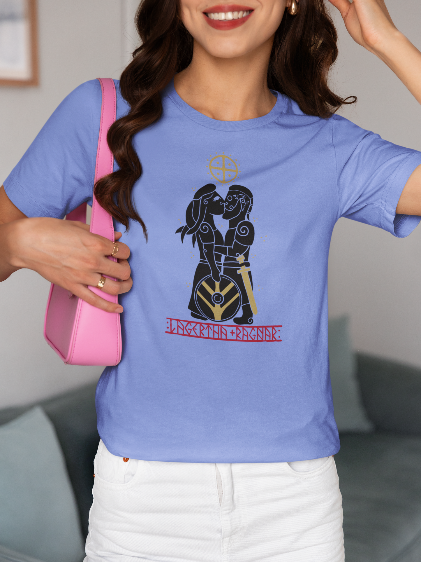 Lagertha & Ragnar T-Shirt – Viking Love Story Design
