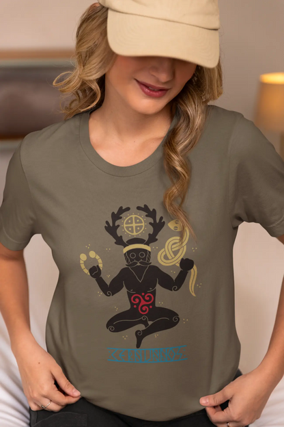Cernunnos Unisex T-Shirt – Celtic Horned God of Nature | LostRavn