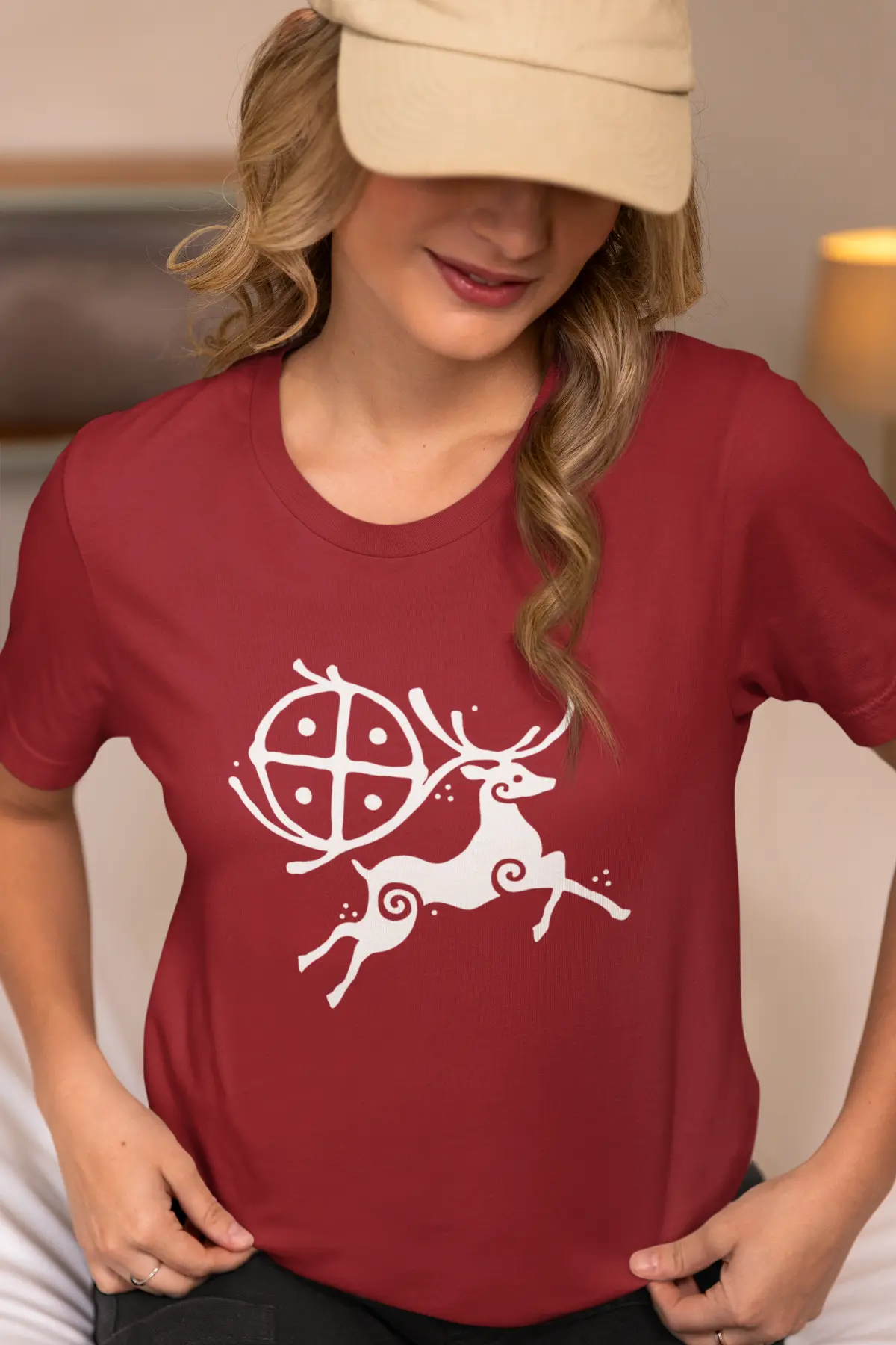 Horned Guardian / The Deer Unisex T-Shirt – Inspired by Nature & Myth