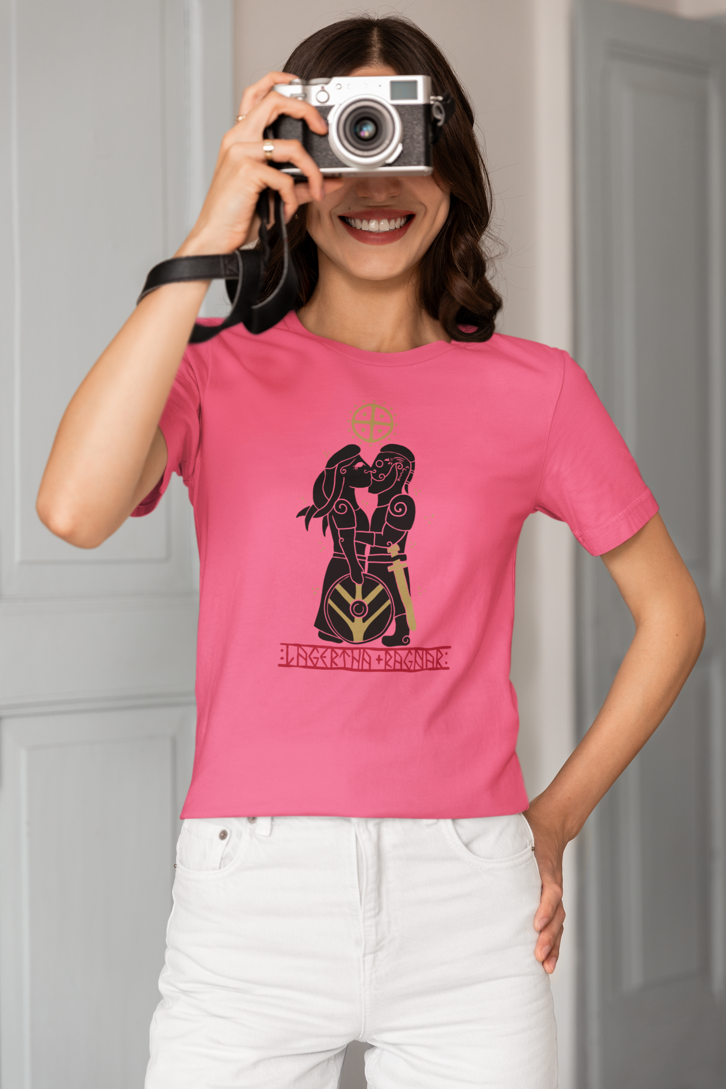 Lagertha & Ragnar T-Shirt – Viking Love Story Design