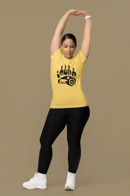Bear Paw Unisex T-Shirt – Embrace the Spirit of the Wild