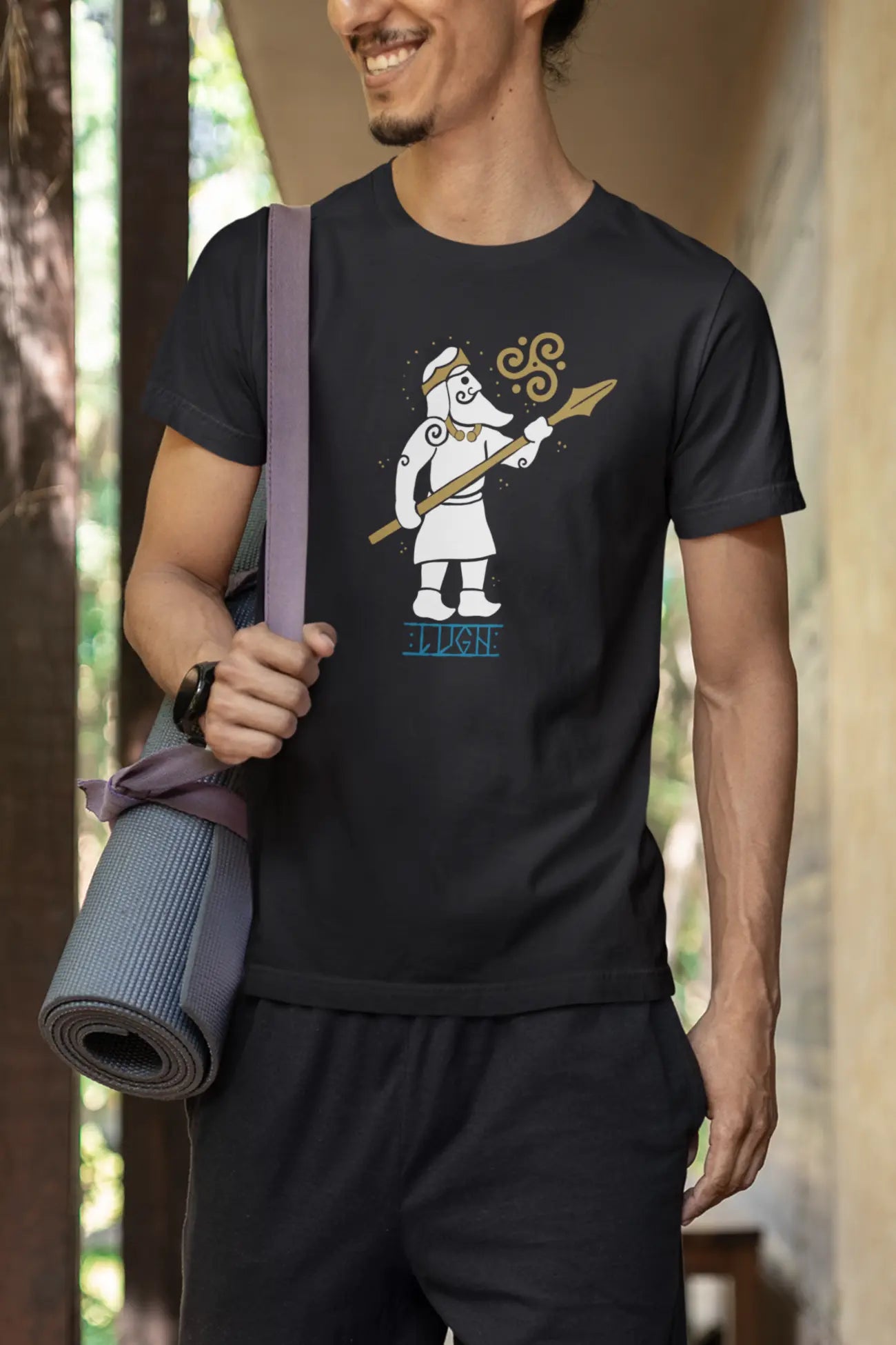 Lugh Celtic God Unisex T-Shirt – Irish Mythology, Skill & Mastery Design