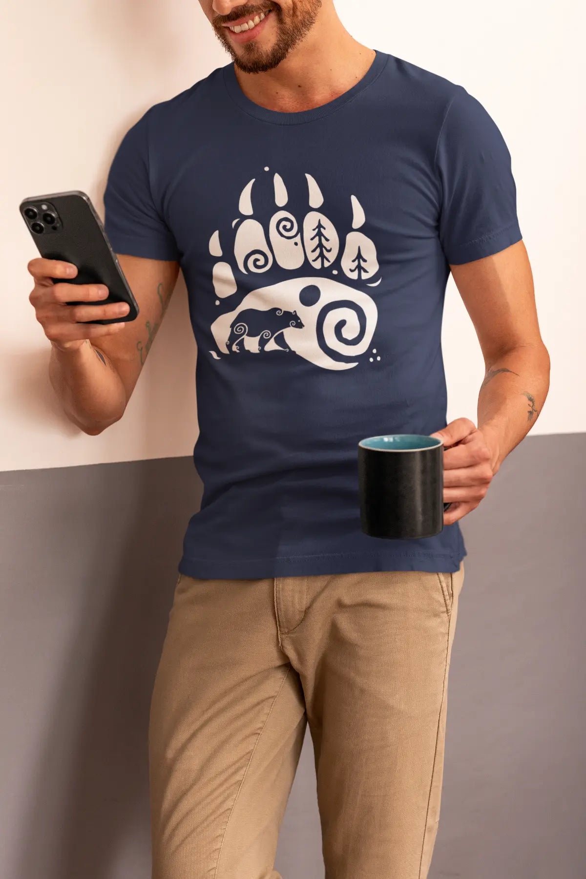 Bear Paw Unisex T-Shirt – King of the Forest