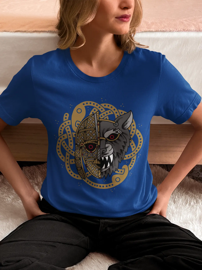 Ulfheðnar Viking Wolf Warrior T-Shirt – Norse Mythology & Anglo-Saxon Battle Heritage