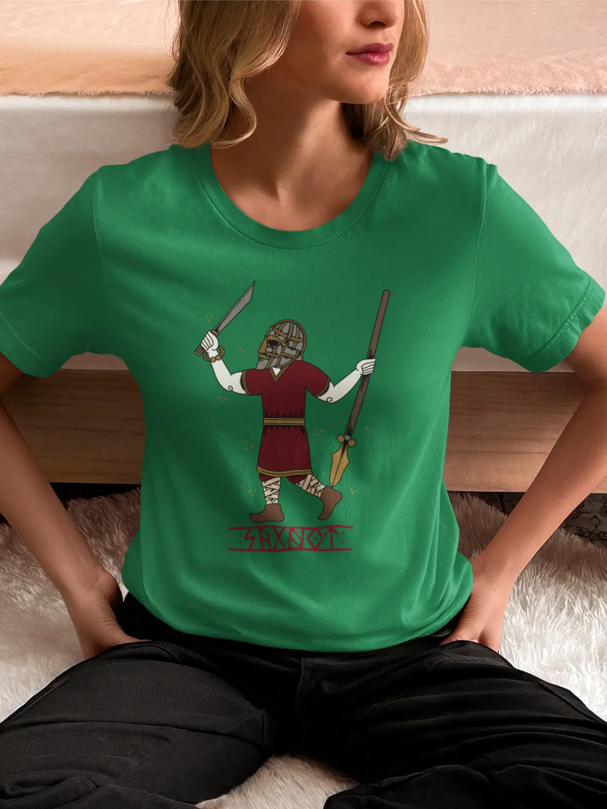 Seaxnēat T-Shirt – Anglo-Saxon God of the Saxons Unisex Cotton Tee