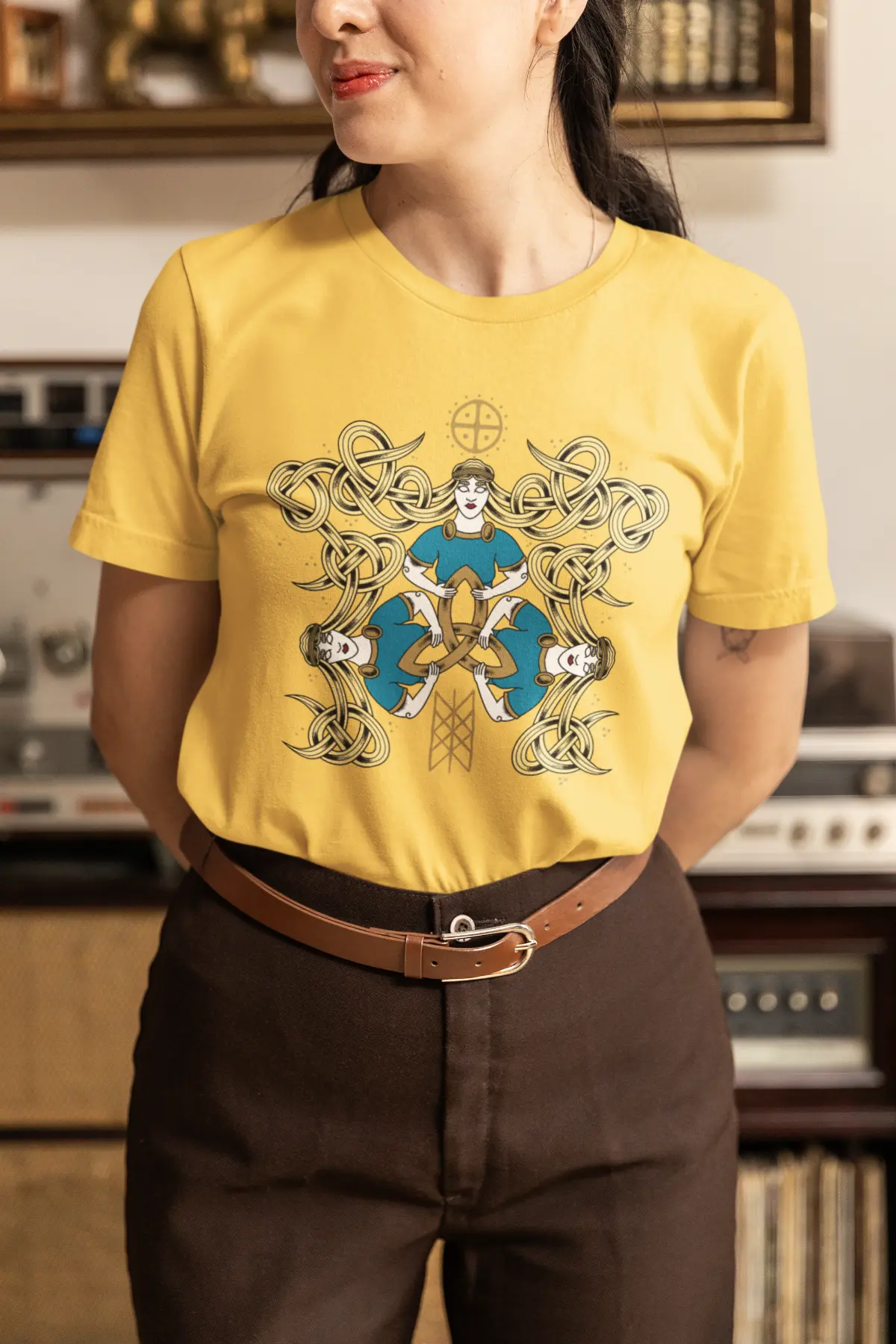 Norns T-Shirt – Weavers of Fate Norse Mythology Unisex Cotton Tee