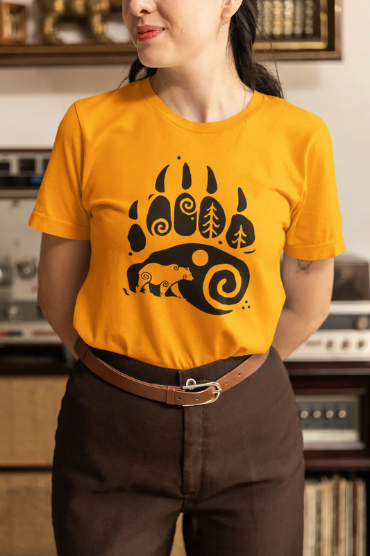 Bear Paw Unisex T-Shirt – Embrace the Spirit of the Wild