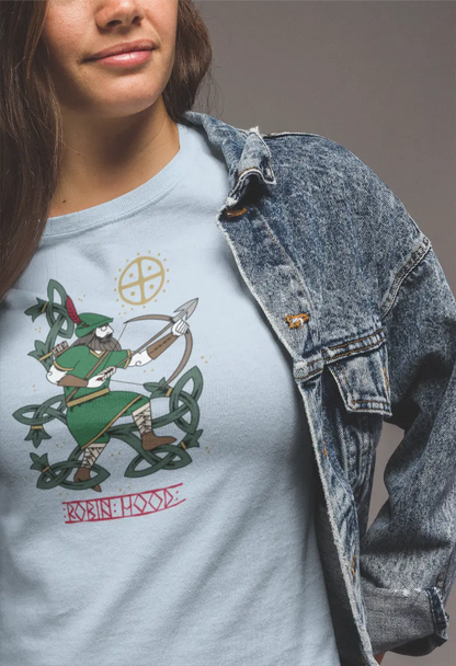 Robin Hood T-Shirt – Outlaw Hero of Sherwood Forest Unisex Cotton Tee