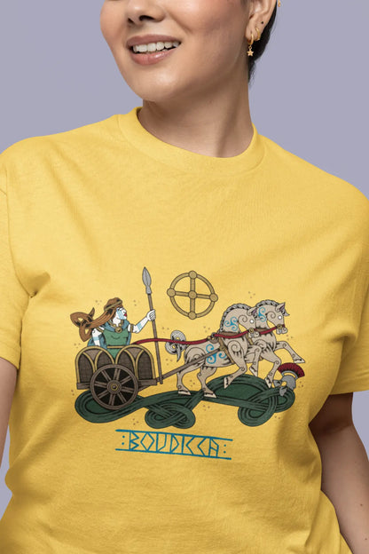 Boudicca Unisex T-Shirt – Celtic Warrior Queen Rebellion | LostRavn Collection