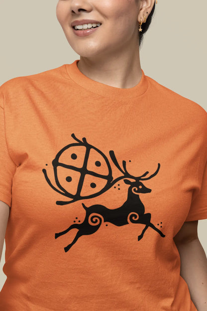 Horned Guardian / The Deer Unisex T-Shirt – Inspired by Nature & Myth