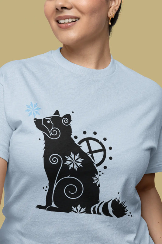 Raccoon Unisex T-Shirt – Symbol of Curiosity & Adaptability