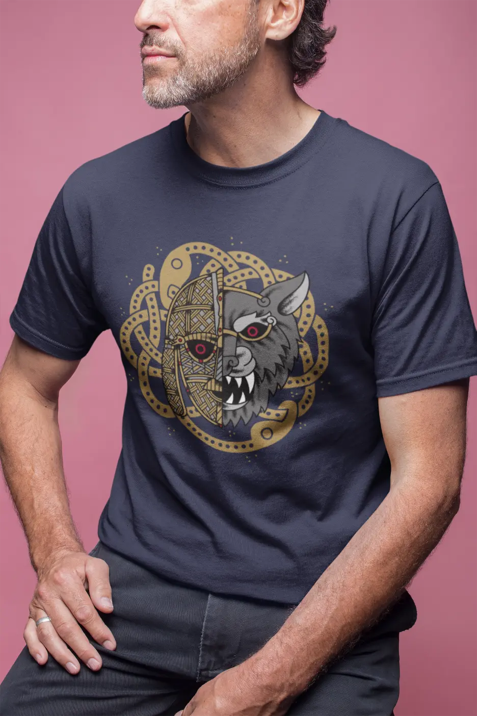 Ulfheðnar Viking Wolf Warrior T-Shirt – Norse Mythology & Anglo-Saxon Battle Heritage