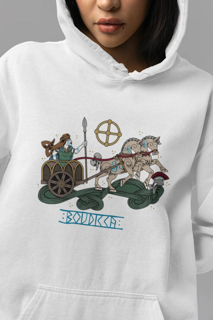Boudicca Hoodie – The Warrior Queen Who Rose Against Empire | LostRavn Collection