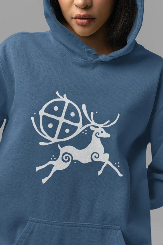 Horned Guardian Hoodie – Nature & Mythology Inspired Design  Subtitle (H2)