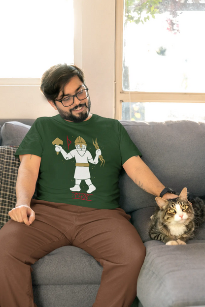 Thor Norse God Unisex T-Shirt – Viking Heritage & Power of Mjolnir