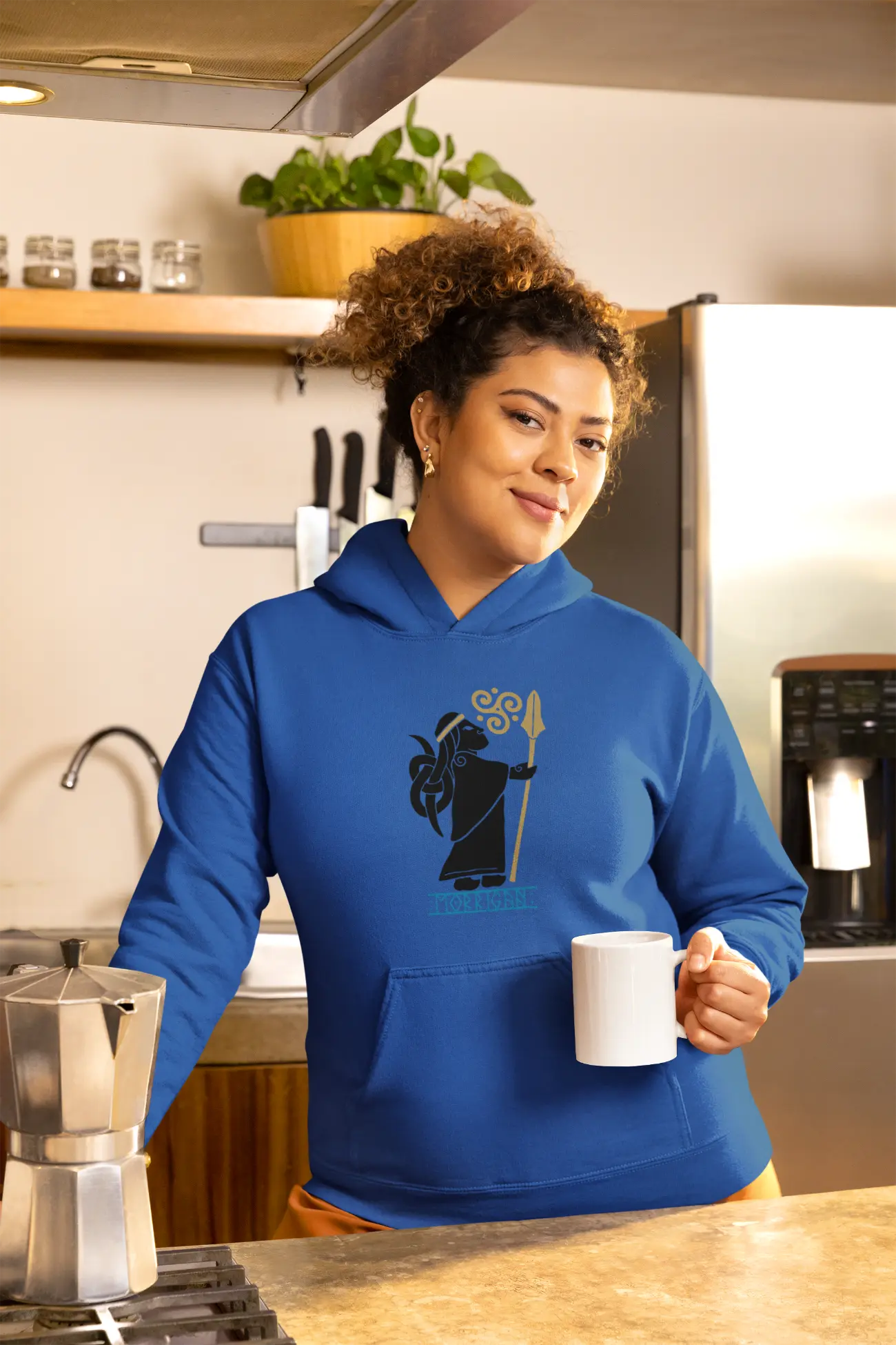 Morrígan Celtic Goddess Hoodie – Norse Mythology Unisex Pullover | LostRavn