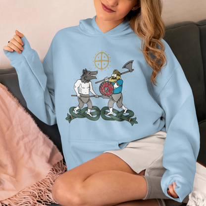 Berserkers’ Dance Unisex Hoodie – Fury of the Norse Warriors