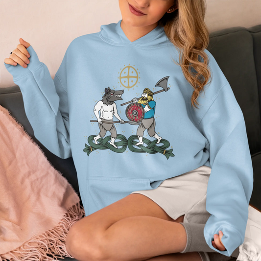 Berserkers’ Dance Unisex Hoodie – Fury of the Norse Warriors