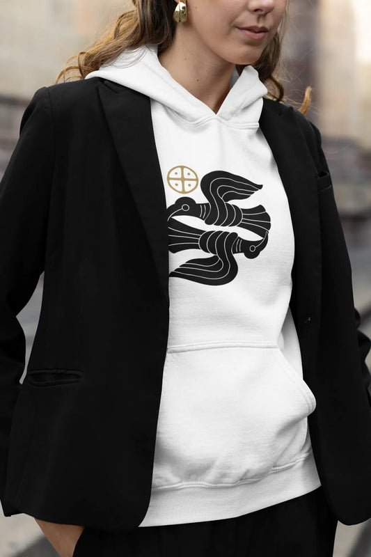 Viking Ravens of Odin Hoodie – Norse Mythology Unisex Pullover | LostRavn