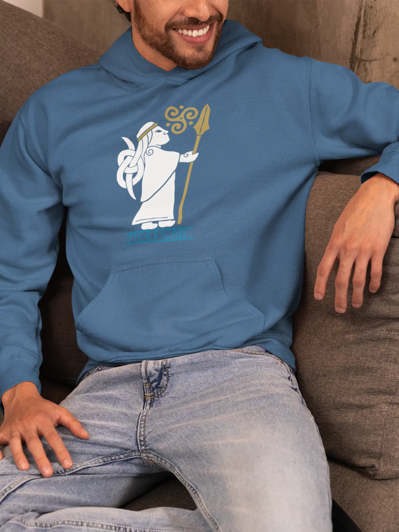 Morrígan Celtic Goddess Unisex Hoodie – Power, Fate & Mythology