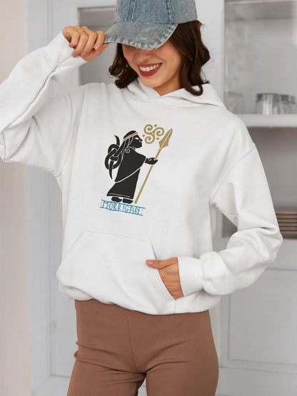 Morrígan Celtic Goddess Hoodie – Norse Mythology Unisex Pullover | LostRavn