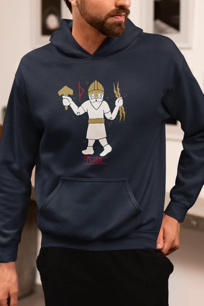 Thor Hoodie – Norse God of Thunder & Mjolnir’s Strength | LostRavn