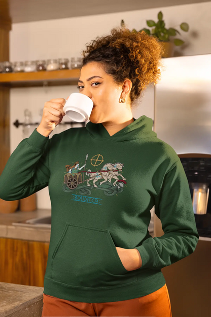 Boudicca Hoodie – The Warrior Queen Who Rose Against Empire | LostRavn Collection