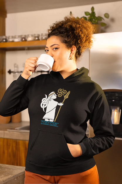 Morrígan Celtic Goddess Unisex Hoodie – Power, Fate & Mythology