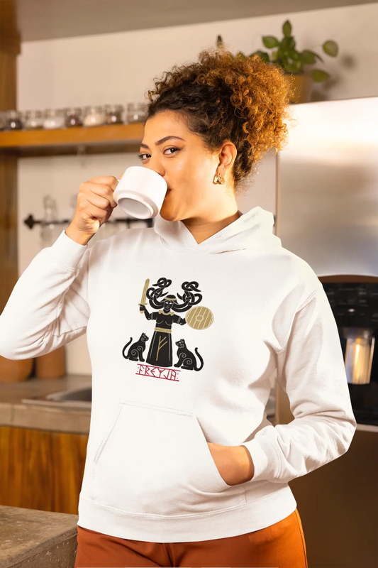 Freyja Unisex Hoodie – Norse Goddess of Strength, Beauty & Passion | LostRavn Collection