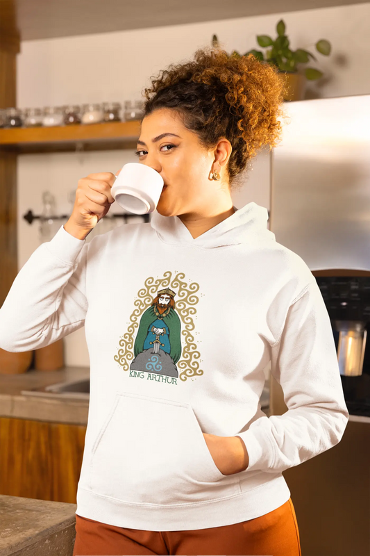 Excalibur Hoodie – Arthurian Sword of Kings Pullover for Men & Women | LostRavn