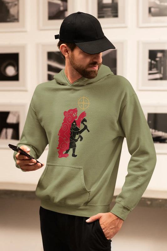 Bearskin Hoodie – Strength of the Norse Berserker Pullover | LostRavn