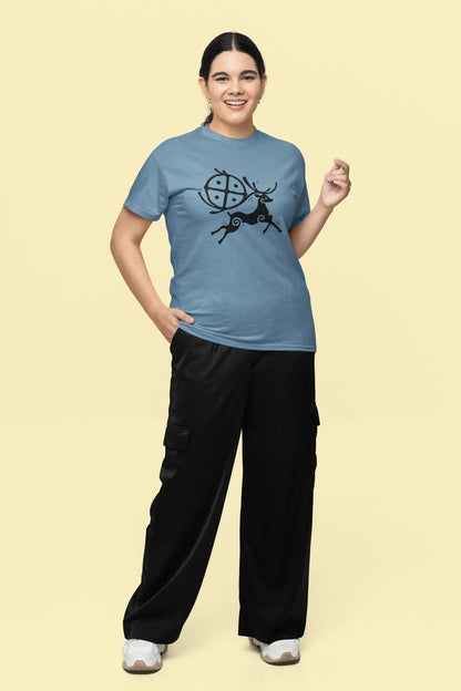 Horned Guardian / The Deer Unisex T-Shirt – Inspired by Nature & Myth