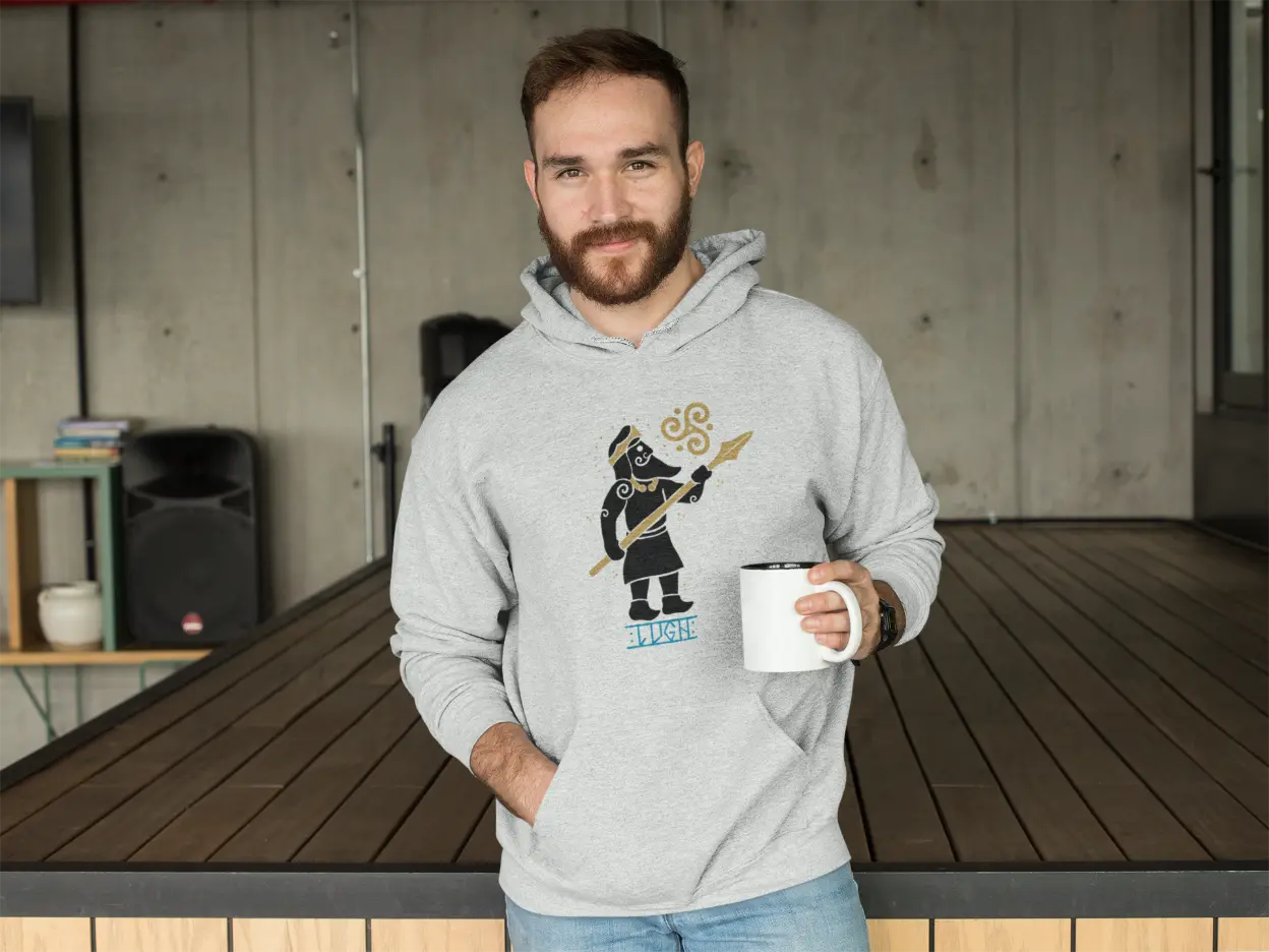 Lugh Celtic Mythology Unisex Hoodie – God of Many Skills | LostRavn Collection