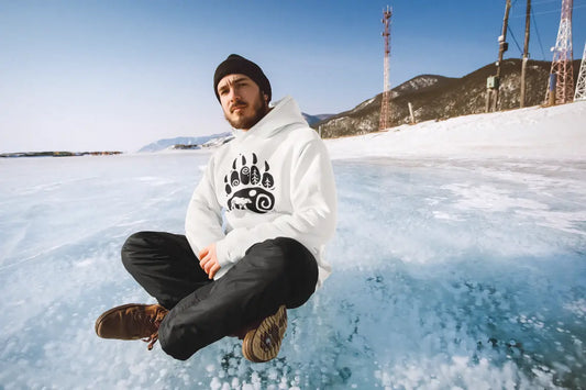 Bear Paw Unisex Hoodie – Strength of the North | LostRavn Collection