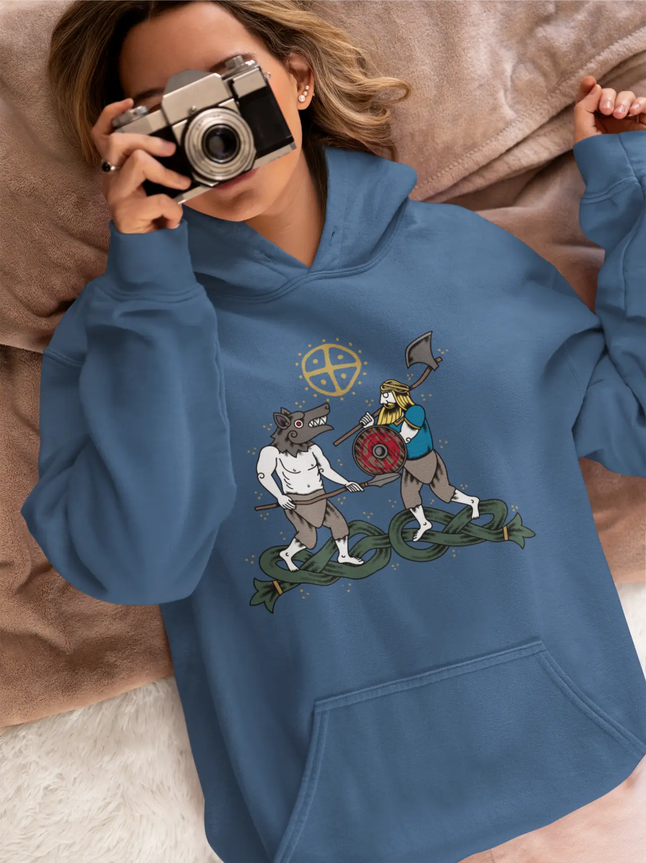 Berserkers’ Dance Unisex Hoodie – Fury of the Norse Warriors