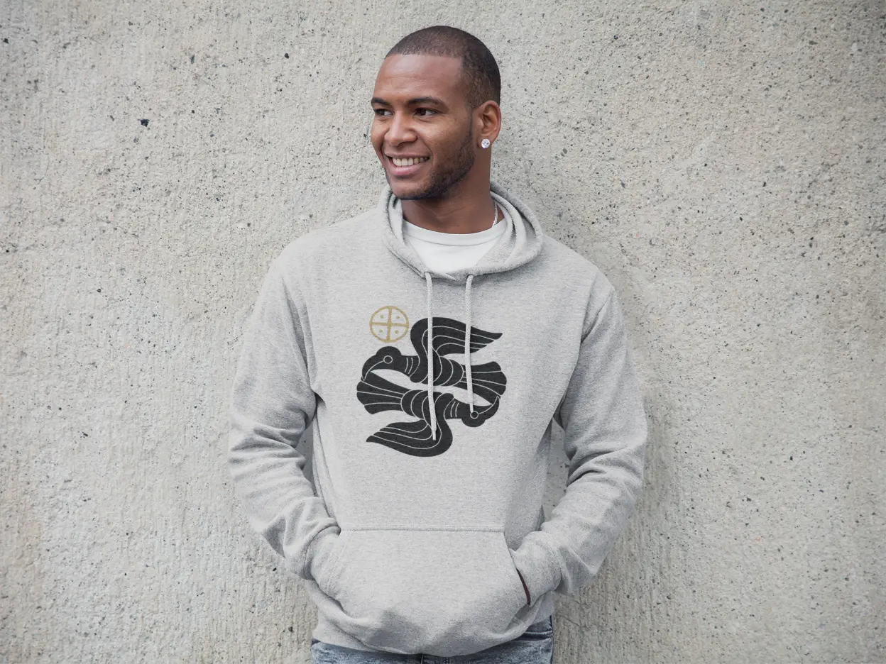 Viking Ravens of Odin Hoodie – Norse Mythology Unisex Pullover | LostRavn