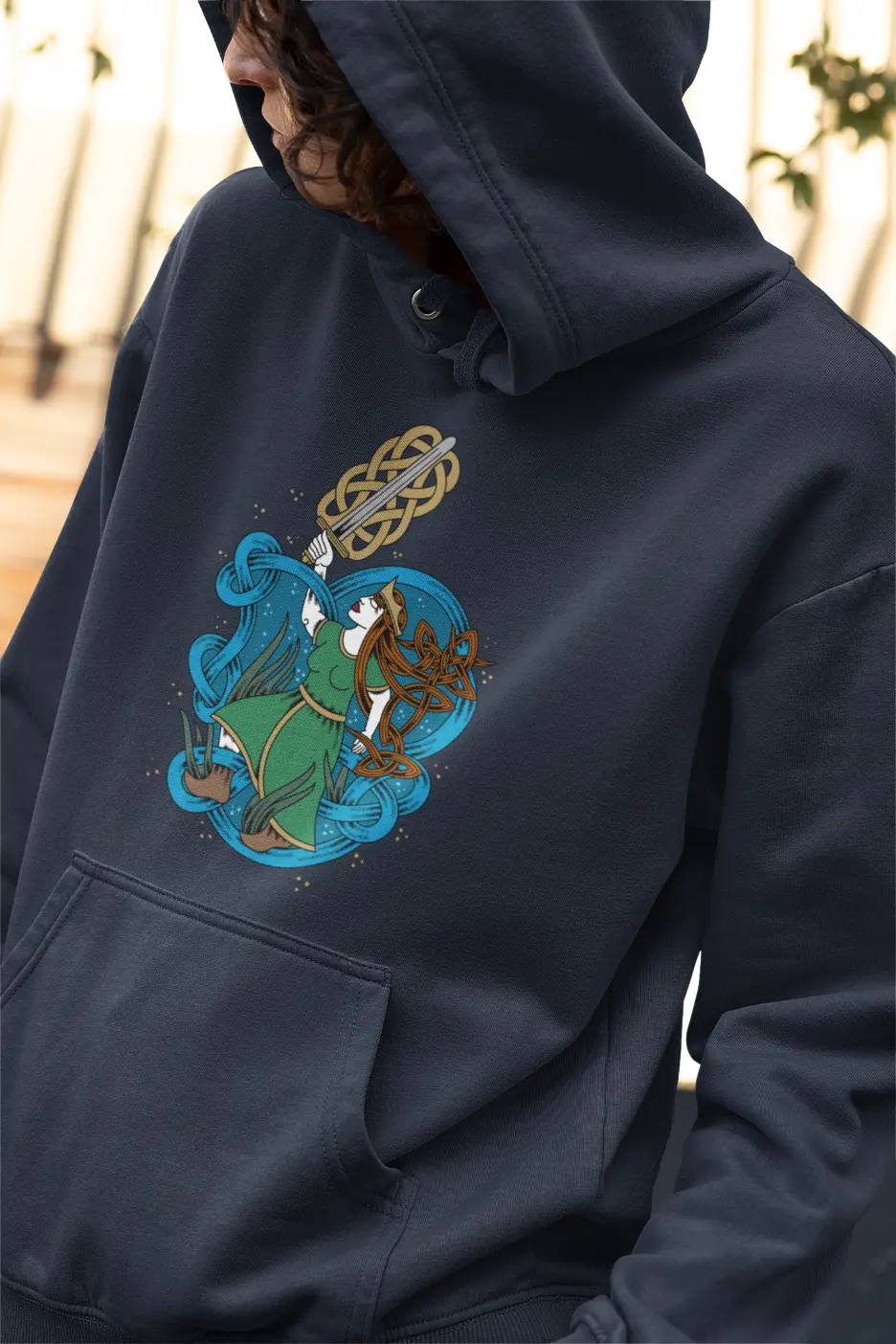 Lady of the Lake Hoodie – Mystery, Magic & Timeless Legends | LostRavn Collection