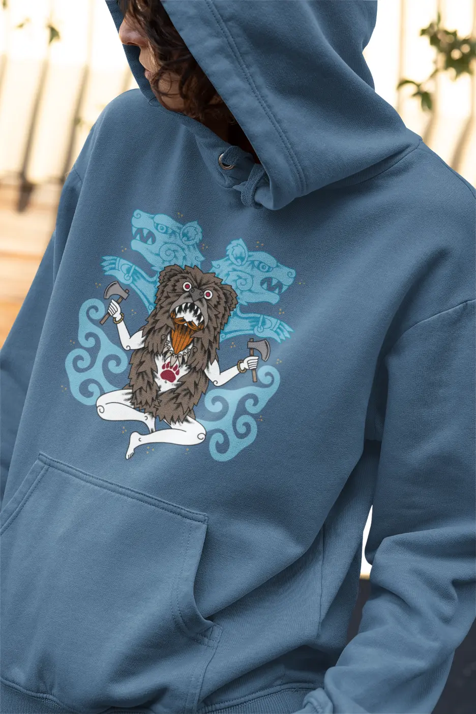 Berserker Ritual Unisex Hoodie – The Spirit of the Viking Warrior