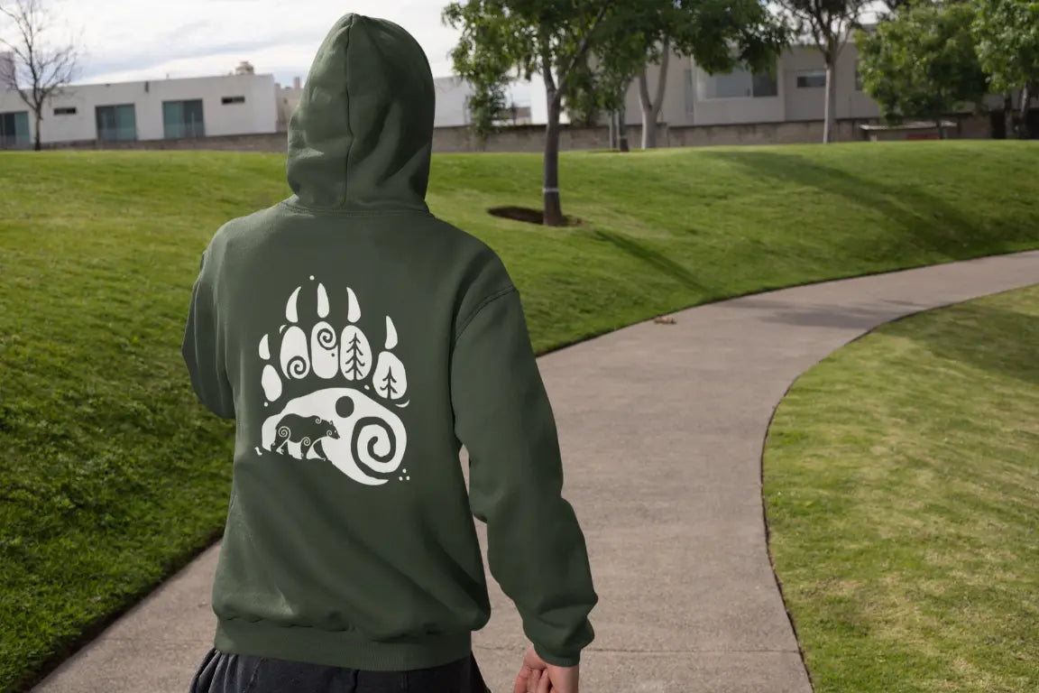 Bear Paw Hoodie – Strength & Spirit of the North