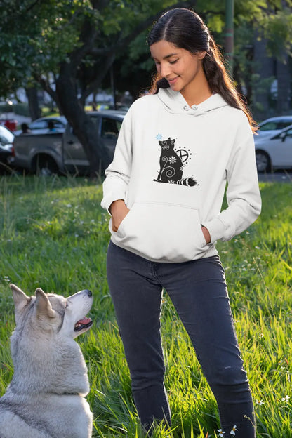 Raccoon Spirit Unisex Hoodie – Nature and Adaptability Design