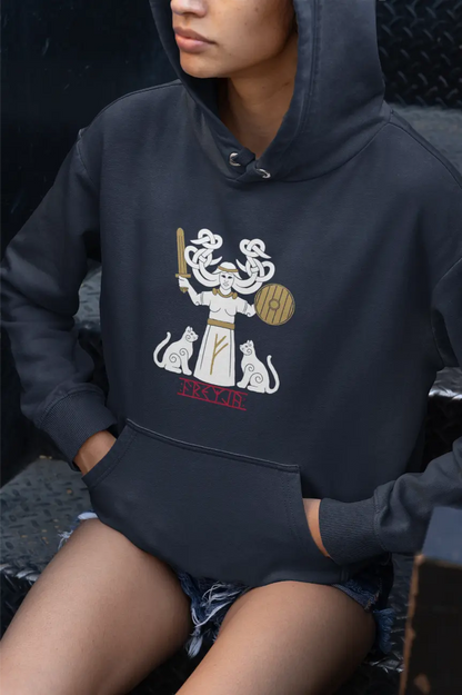 Freyja Unisex Hoodie – Norse Goddess of Freedom & Power | LostRavn Collection