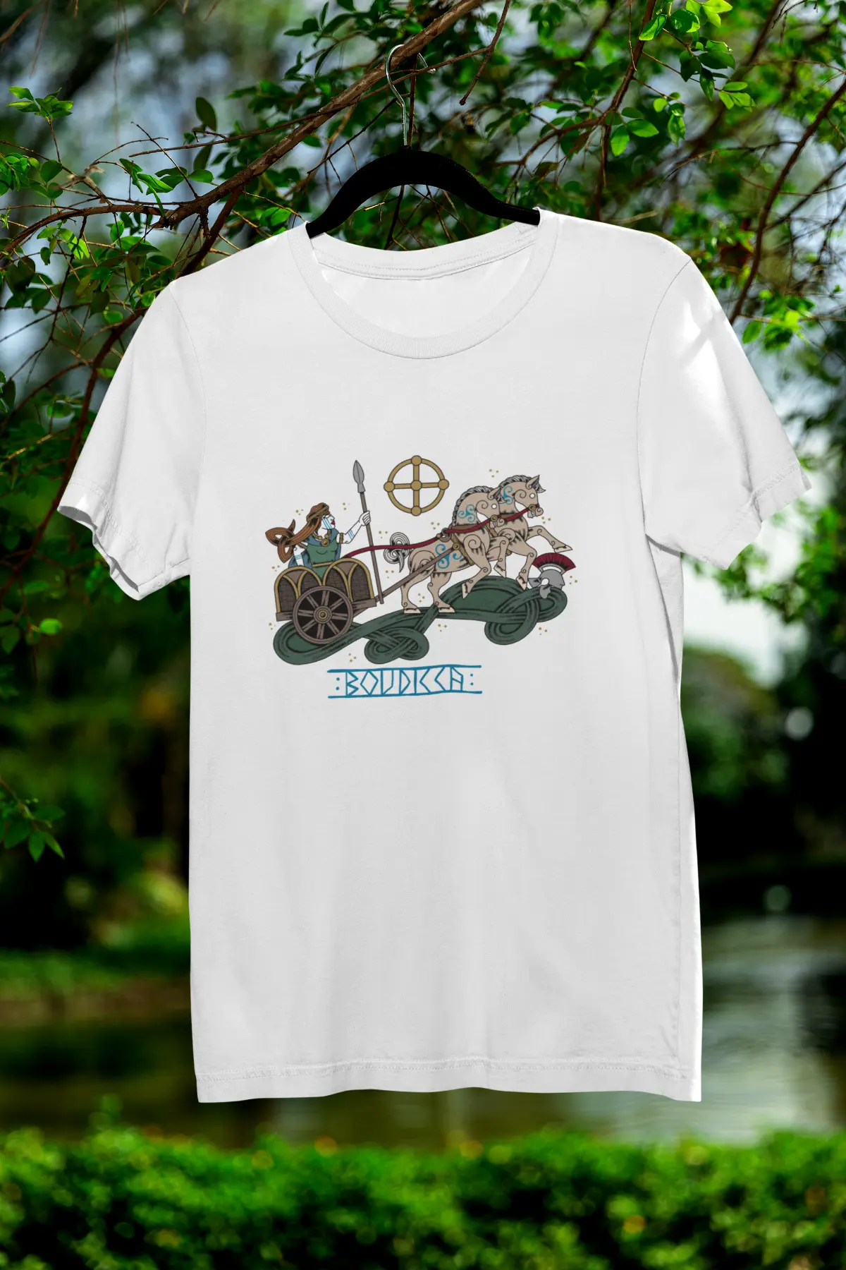 Boudicca Unisex T-Shirt – Celtic Warrior Queen Rebellion | LostRavn Collection